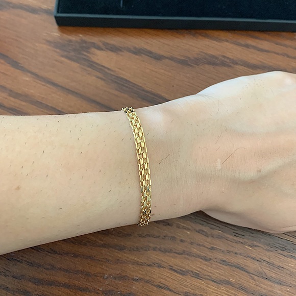 Bismark Chain Bracelet in 10k Gold - Picture 7 of 7